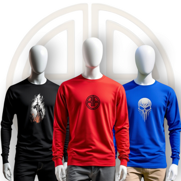 Bundle of 3 Summer Cotton Blend T-Shirts | AUA&CO