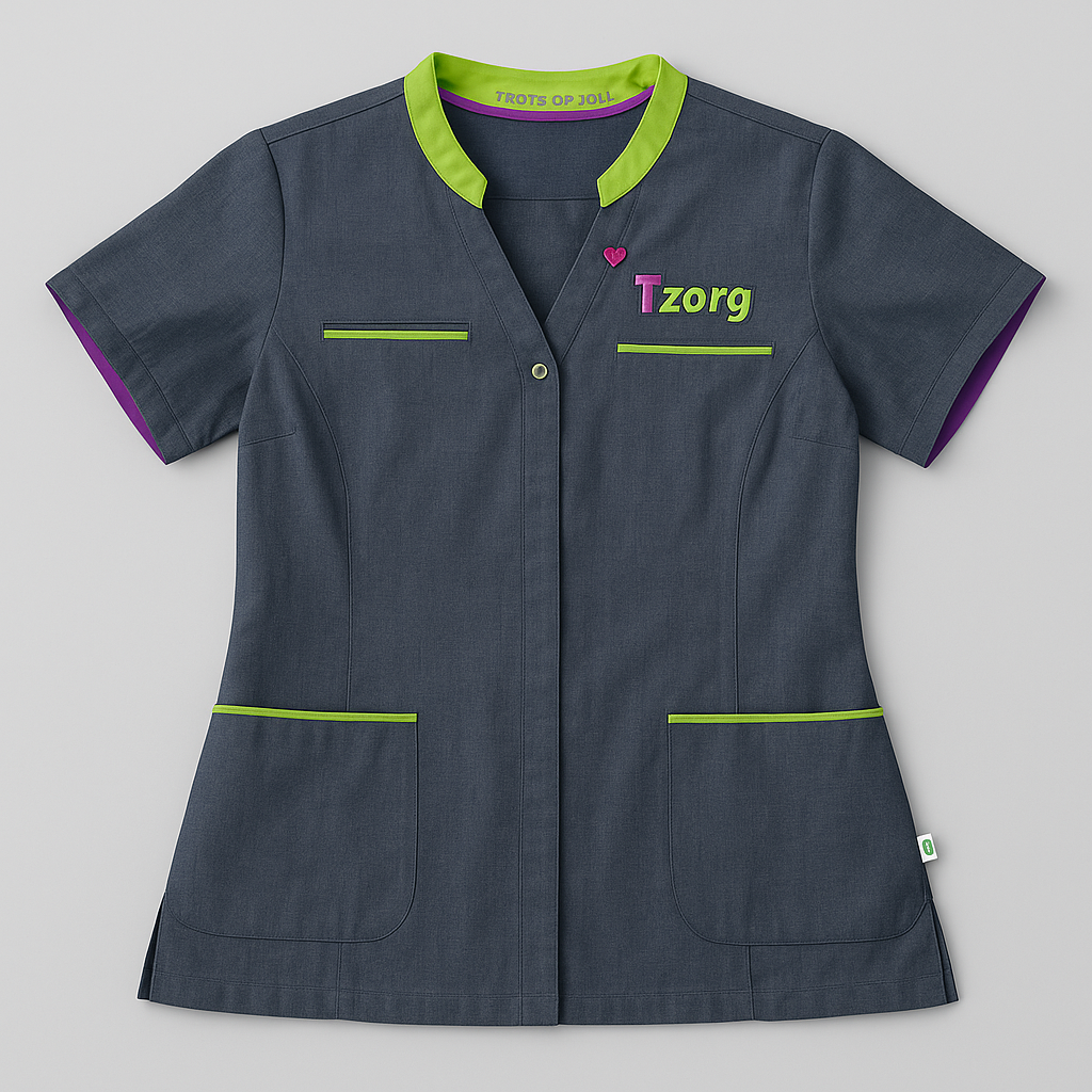Premium Kitchen Workwear Top – Dark Grey