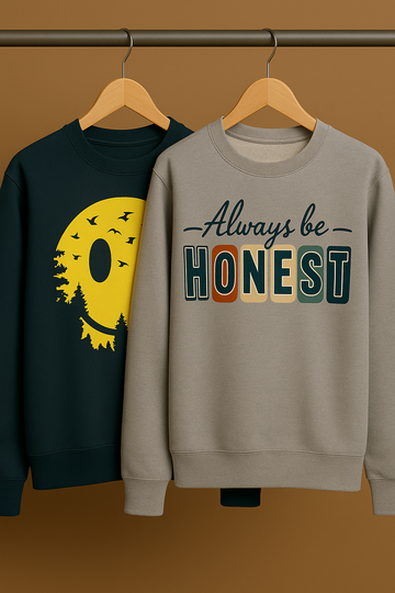 Premium Winter Fleece Sweatshirt Bundle – Set of 2
