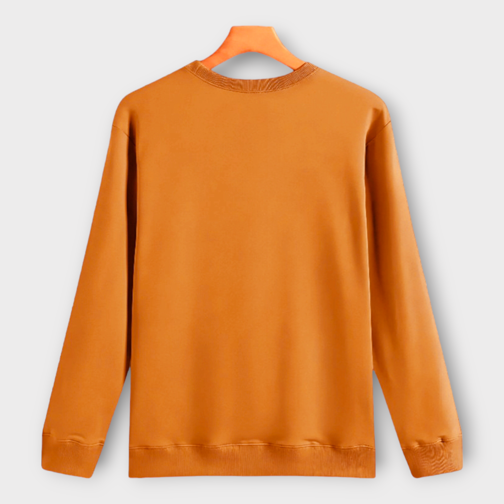 Winter Orange Basic Sweatshirt