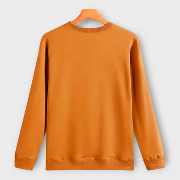 Winter Orange Basic Sweatshirt