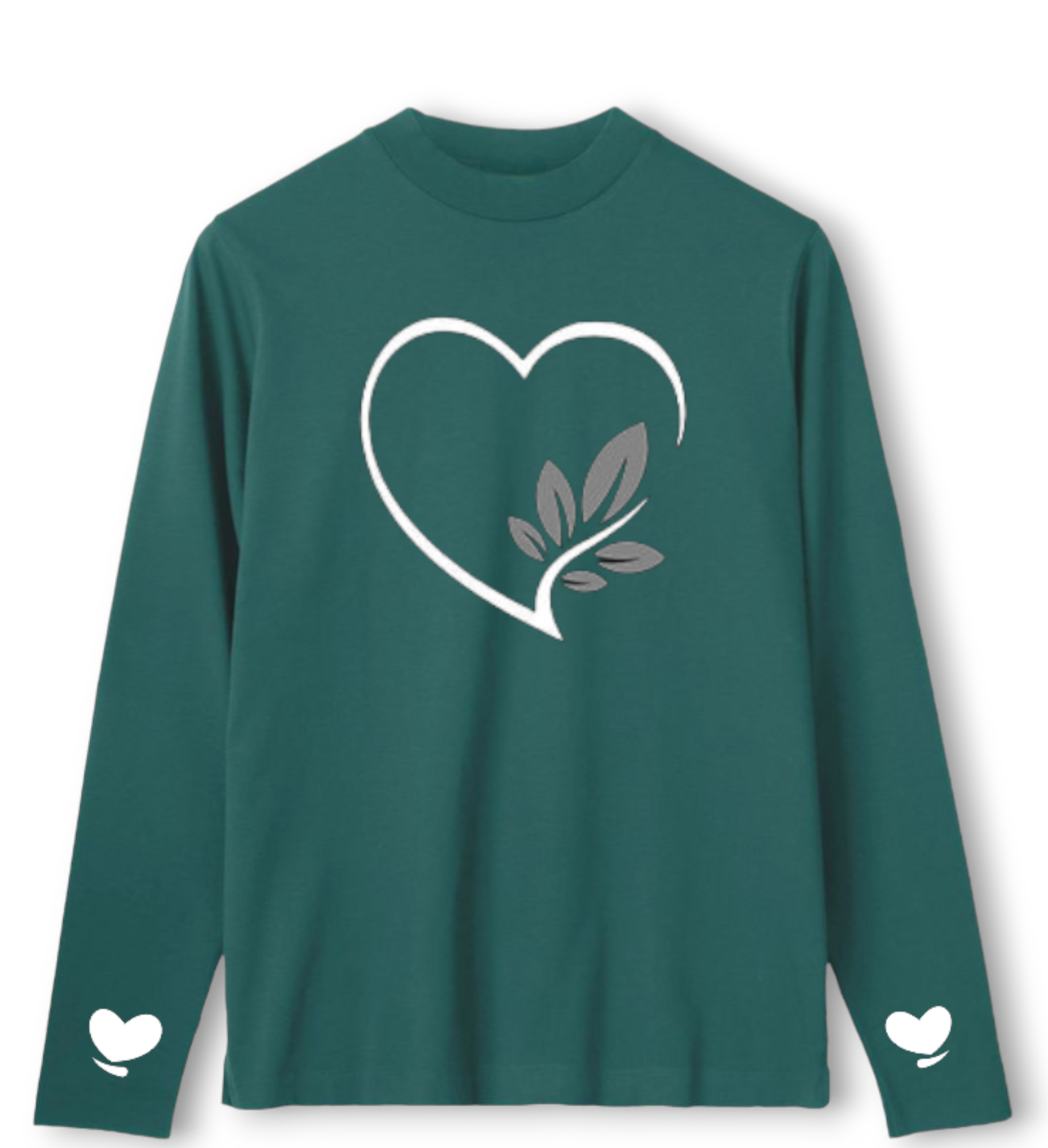 Summer Dark Green T-shirt For Women's
