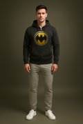 Charcoal Zipper Hoodie With Grey Trouser  Premium Winter Fleece Bundle