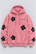 Dye Washed Pink Oversized Hoodie | AUA&CO
