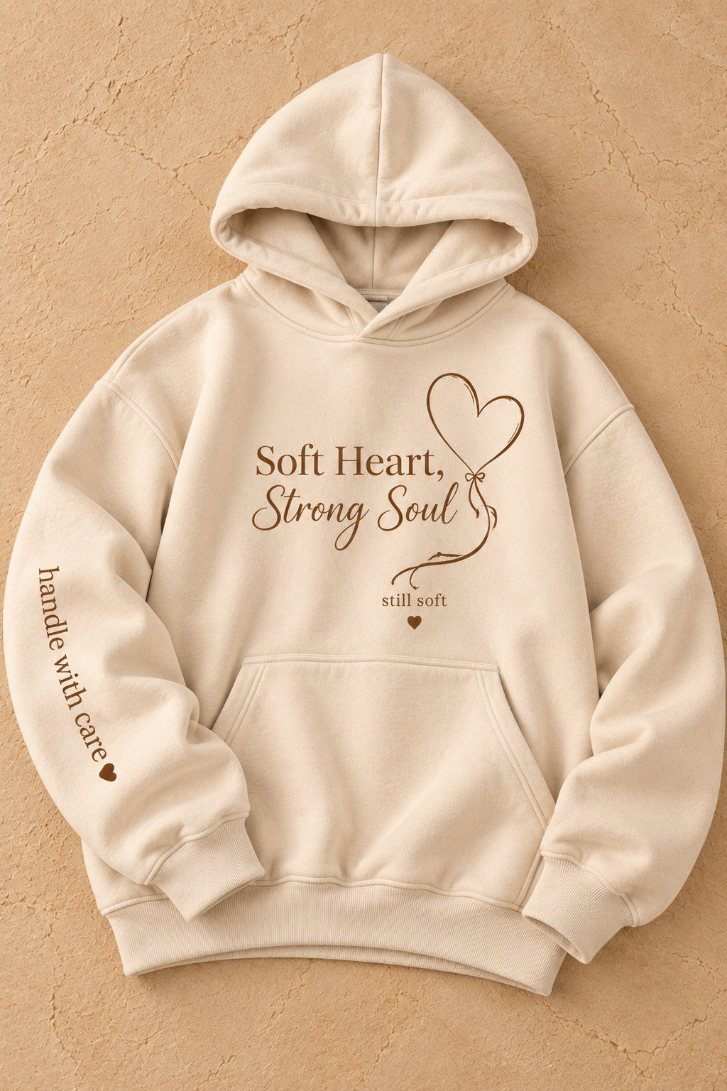 Women’s Oversized Hoodie – Beige | AUA&CO
