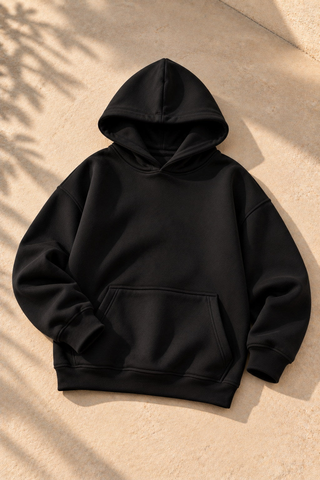 Women’s Basic Oversized Hoodie – Black