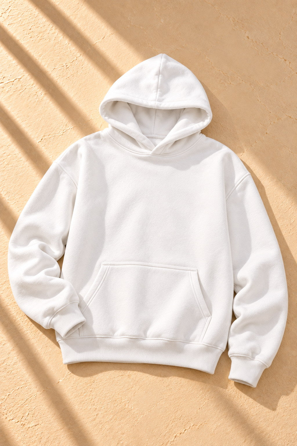 Women’s Basic Oversized Hoodie – White
