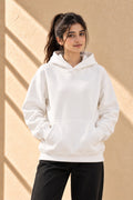 Women’s Basic Oversized Hoodie – White