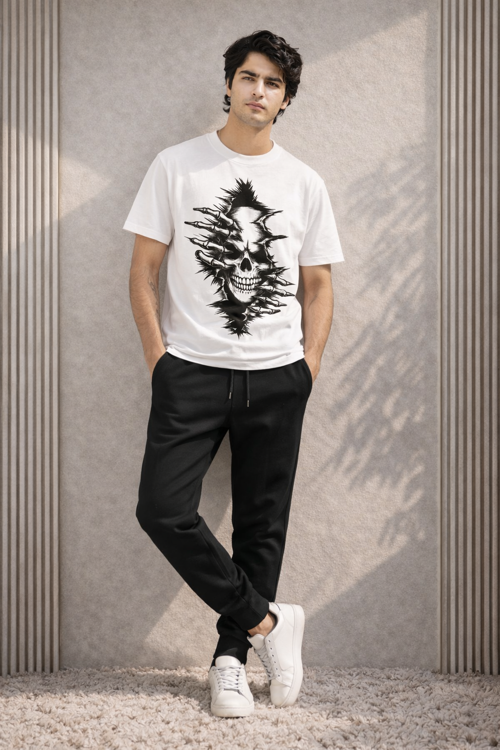 AUA&CO Skull Graphic Summer Set