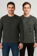 Bundle of 2 Men’s Premium Printed Sweatshirts 👕