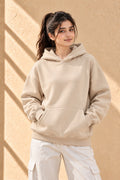 Women's Oversized Hoodie – Beige | AUA&CO
